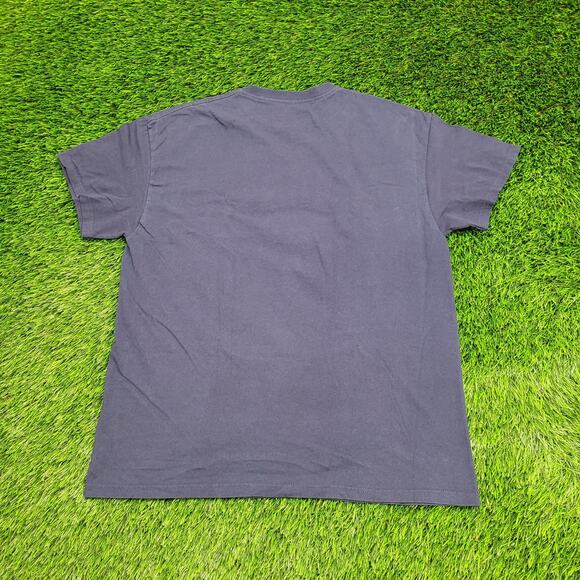 Lion Art Shirt Medium 20x26 Blue - Picture 2 of 11